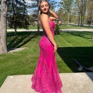 Jovani size 2 gorgeous pink prom dress
